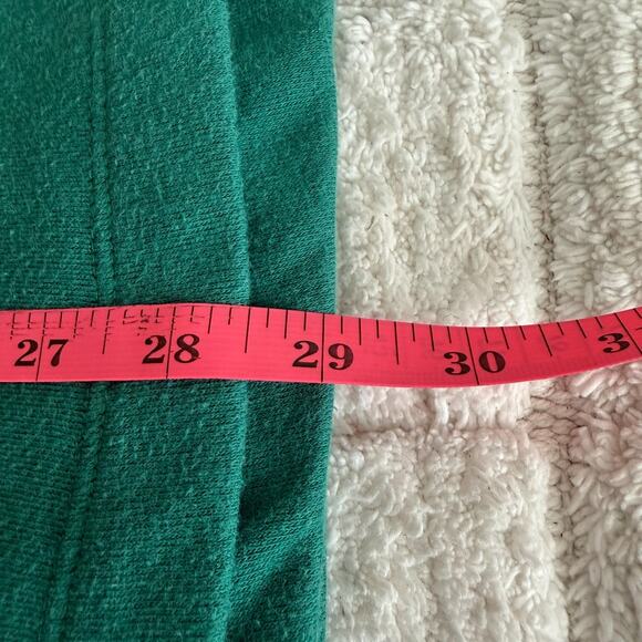 J Crew Womens Size XL Green Tunic Fleece Sweatshirt Outdoors Casual Basic Cozy - Picture 8 of 10
